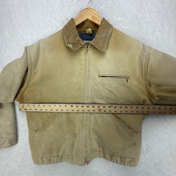 Carhartt Detroit Jacket Blanket Lined Mens XL 6BLJ Faded Brown - Picture 5 of 16